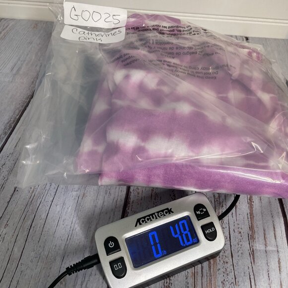 Catherines Blouse Size 2X Petite Purple Pink Soutache Trim Tunic Tie Dye BOHO - Picture 16 of 16